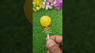 Mango Flavour Lolipop 📍 & Jelly with Small gems #shorts #mango #lollipop
