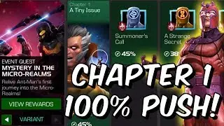 Mystery In The Micro Realm Chapter 1 100% Push - Variant #2 - Marvel Contest of Champions