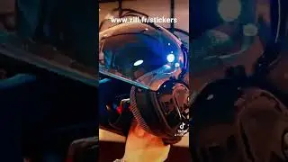 ARAI KIT ZILL avec &eacute;clairage LED + sticker smoked dark purple
