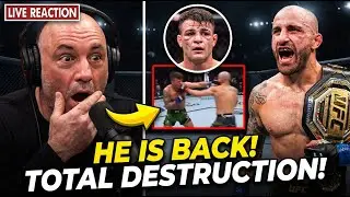 Joe Rogan REACTS to Volkanovski DESTROYING Diego Lopes | UFC 325