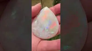 FOR SALE! Mintabie Super Gem Opal 61x51mm 111.5cts. Link in bio #shorts #opal #australia🇦🇺 #viral