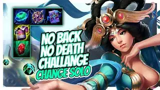 CHANG'E NO BACK SOLO LANE CHALLENGE! - Smite Ranked Change solo