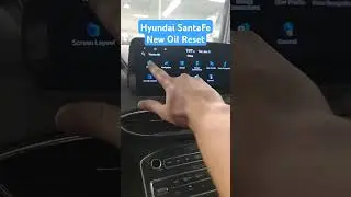 Hyundai SantaFe Oil Reset #automobile #oilreset #hyundai #santafe #auto #techtips #infotainment #up
