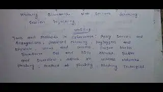 cyber security syllabus discussion