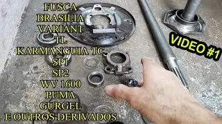 KIT RETENTOR DA RODA TRASEIRA DO FUSCA E DERIVADOS!!! TIRANDO DÚVIDAS!!!