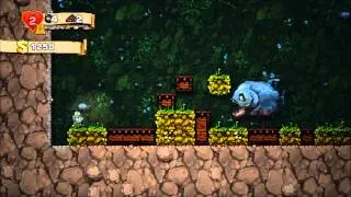 Spelunky XBLA (1080i HD) Quick Tips #7: Old Bitey Boss
