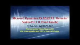 Microsoft Dynamics AX 2012 R2 Finance Series