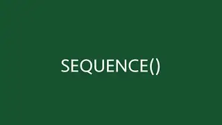 SEQUENCE | AUTOMATIC Sequence Numbering in Excel | DocsEazy Tutorials