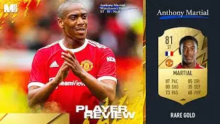 FIFA 22 MARTIAL REVIEW | 81 MARTIAL PLAYER REVIEW | FIFA 22 ULTIMATE TEAM