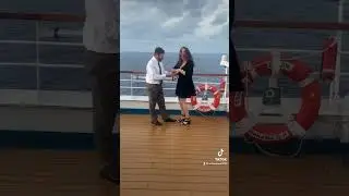 He did it!#heproposed #shesaidyes #proposal #carnivalcruise #keywest #engaged #marryme #iloveyou