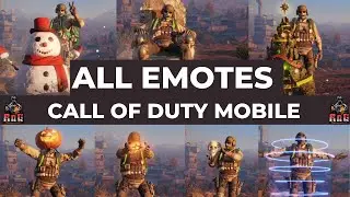 Call of duty Mobile All Emotes | Cod mobile emotes | ALL EMOTES in call of duty mobile | SEASON 1-14