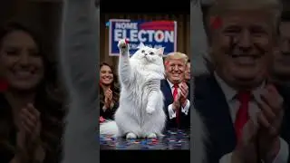 Cats vs. Donald Trump #cat #donaldtrump #funny #animal #politics #funnyanimal #pets