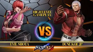 KOF XV - EVIL SHOTA VS DUNE_KOF JP - Best Asian players Fights #kof15