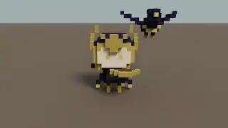 Quinn Chibi Voxel Art | League of Legends | LoL FanArt
