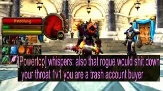 Dispeling World Buffs In Stormwind... With A Rogue
