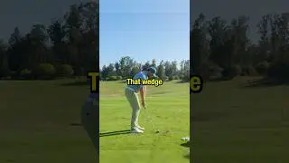 How to hit low Spinning wedge shots like the pros #golf #golftips #golfswing