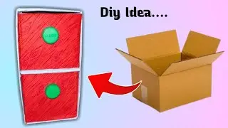 Easy New Cardboard Box Reuse Ideas|Cardboard Shelf Ideas| Zero Cost Craft Ideas With Cardboard