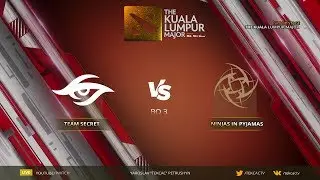 [RU] Team Secret vs Ninjas in Pyjamas | Bo3 | The Kuala Lumpur Major