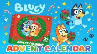 Распаковка и обзор рождественского адвент-календаря Bluey из Walmart