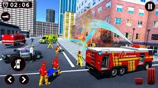 Emergency Rescue Fire Truck Games - Android Gameplay