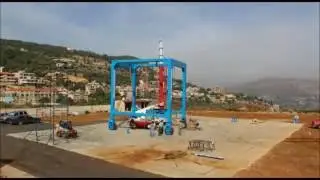 Rubber Tired Gantry Crane Assembly - Made In Lebanon
