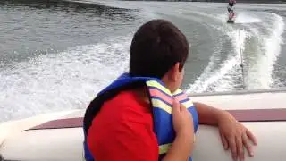 MY WAKE-BOARDING (Almost Fell)
