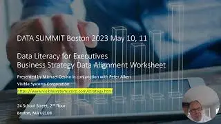 How do I align my business strategy to the actual data needed to enable and support it?