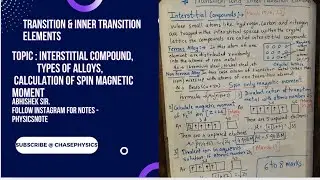 Transition & Inner transition elements || Important question 1 #boards2025 #chemistry