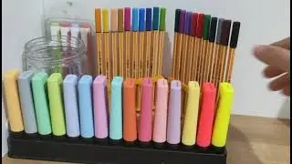 Lets's organize my work table #reklamyoktur #asmr #organize # pencils