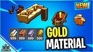 *NEW* GOLD HARVESTING MATERIAL IN FORTNITE