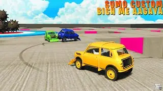 GTA 5 (Hindi): Custom Sumo Me Bich Me Fasa Diya | Funny Moment GTA 5