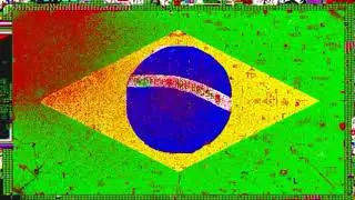 Brasil sendo atacado e destru&iacute;do - PixelCanvas.io