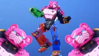 Mecha Team Leader (Voltron Robot) Skin Showcase w/ All Dances & Emotes Fortnite