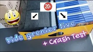 Vide Grenier Live : Joli lot à 20€ + Crash Test consoles (PS2 et PS3).