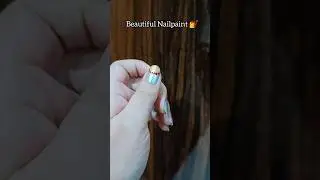 beautiful Nailpaint 💅 simple nail art 🎨 #shorts #nailpolish