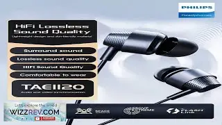 Philips TAE1120 Wired Earbuds 2025 New Model In Ear Sports Gaming High Fidelity Sound