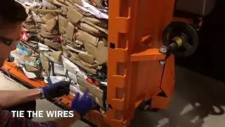 How to use wire in an ORWAK Power baler