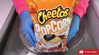 Ice Cream Rolls | Cheetos Cheddar Popcorn