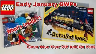 Обзор набора LEGO GWPs 40580 Blacktron Cruiser и 40605 Lunar New Year VIP Add-On Pack