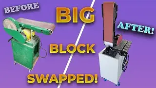 Restoring & Upgrading an Old Sander with 300% More Power | Part 2/2