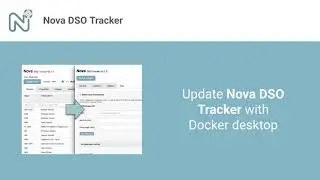 Updating Nova DSO Tracker using Docker Desktop