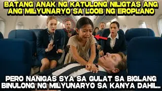 Batang Anak ng Katulong Niligtas ang Milyunaryo sa Loob ng Eroplano, Pero...