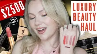 HUGE + NEW 🍂 Fall 2021 Luxury Makeup Haul | Beauty from Chanel, Tom Ford, YSL, & More!