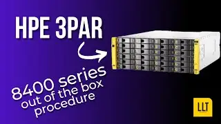HPE 3PAR 8400 series SAN Storage initialization  #shorts #storage #san #hpe #fc #enterprise #hp