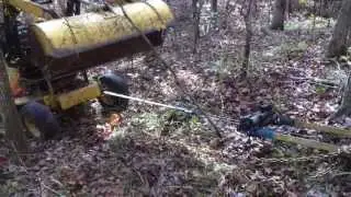 Harbor Freight 1500 pound 120 VAC Winch pulling 4000 lbs up an incline!!!!