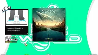 【DDR WORLD】 Sector  RYOQUCHA  【SINGLE  Difficult12】 SPEED268-536 REVERSE DSP12