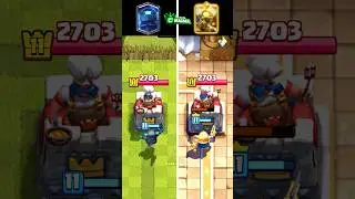 Normal Vs Hero Mini Pekka 😱😳 #clashroyale #clashroyaleshorts
