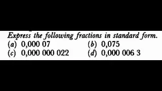 Numbers Tutorial 1 - Standard form | ZIMSEC O Level Maths | Explained in Shona