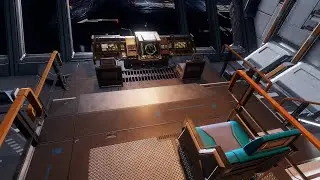 Elite Dangerous Odyssey Pre-Alpha Fleet-Carrier Interiors Tour Footage