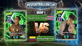 Pesfootballvn Cup• BẢNG E | VÒNG 1: NGUYỄN QUỐC CƯỜNG vs HOÀNG NHẬT THÁI | TRẬN CẦU CĂNG NÃO